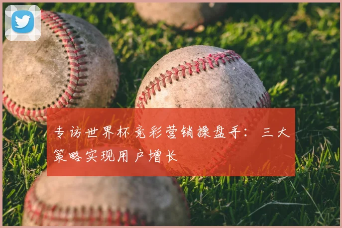 专访世界杯竞彩营销操盘手：三大策略实现用户增长